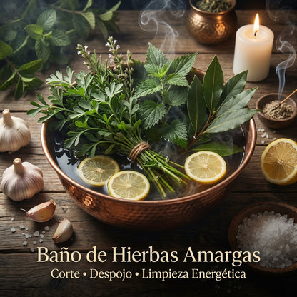Baño Ritual Hierbas Amargas Personalizado